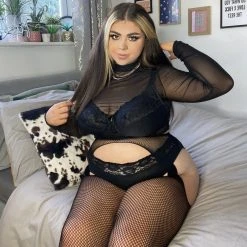 Calzifico Toninelli TIGHTS Fishnet Mock Garter - ????