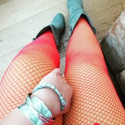 Calzifico Toninelli Fishnets - Bloody Mary