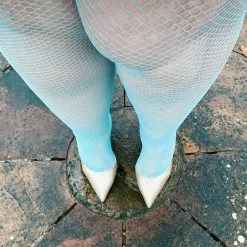 Calzifico Toninelli TIGHTS Fishnets - Blue Hawaiian
