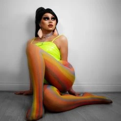 Calzifico Toninelli Fishnets - Rainbow