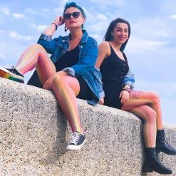 Calzifico Toninelli Fishnets - Rainbow