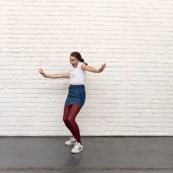 Calzifico Toninelli Kids Tights - Burgundy