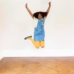 Calzifico Toninelli Kids Tights - Colonel Mustard