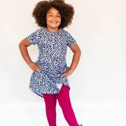 Calzifico Toninelli Kids Tights - Raspberry Pie