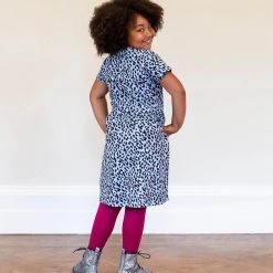 Calzifico Toninelli Kids Tights - Raspberry Pie