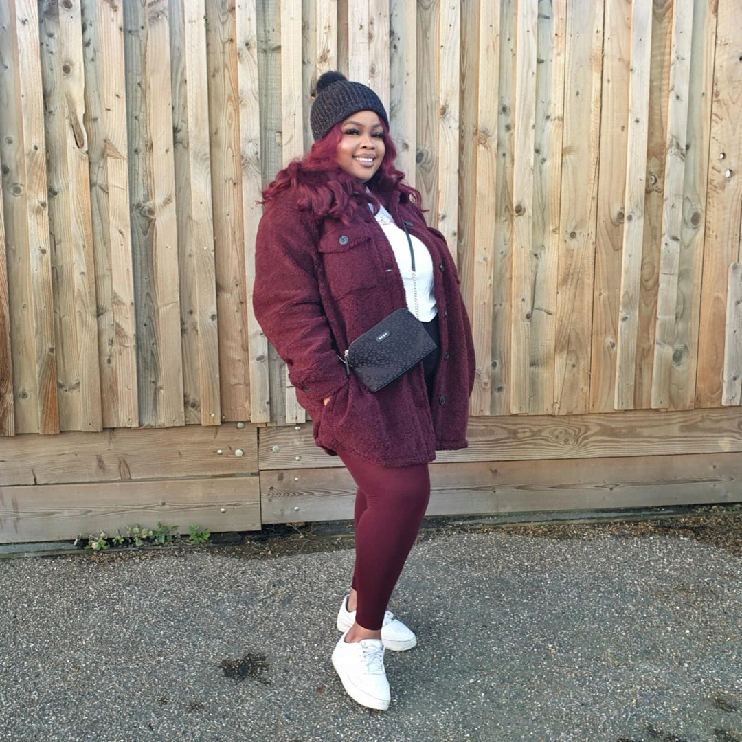 Calzifico Toninelli Merino Wool Footless Tights - Red Velvet Cake