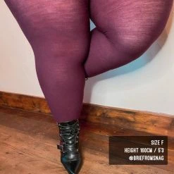 Calzifico Toninelli Merino Wool Tights - Red Velvet Cake