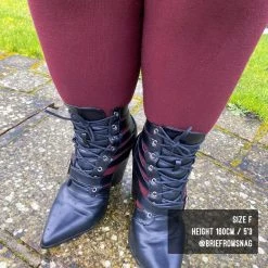 Calzifico Toninelli Merino Wool Tights - Red Velvet Cake