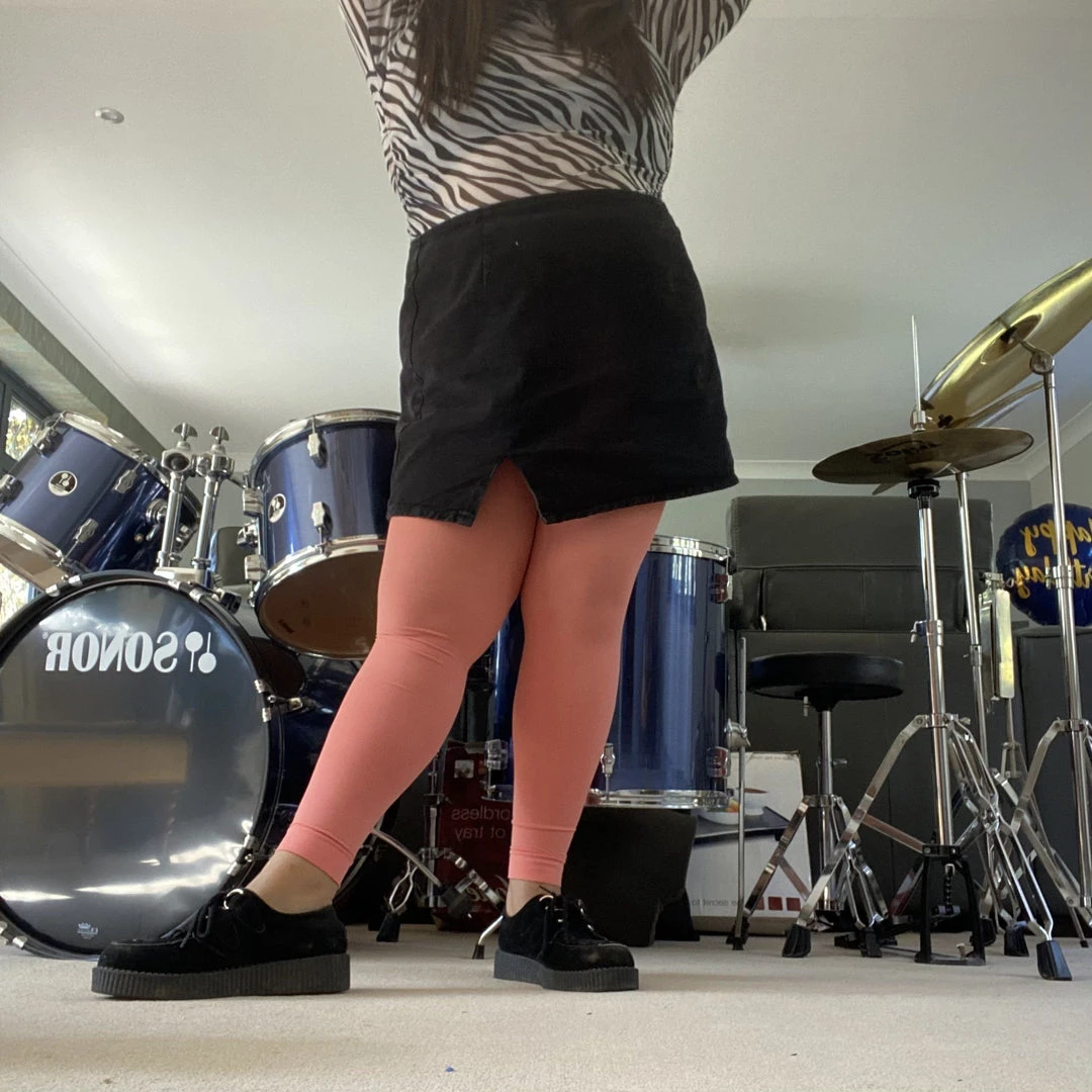 Calzifico Toninelli Opaque Footless Tights - Abricot