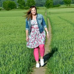 Calzifico Toninelli Opaque Footless Tights - Bubblegum