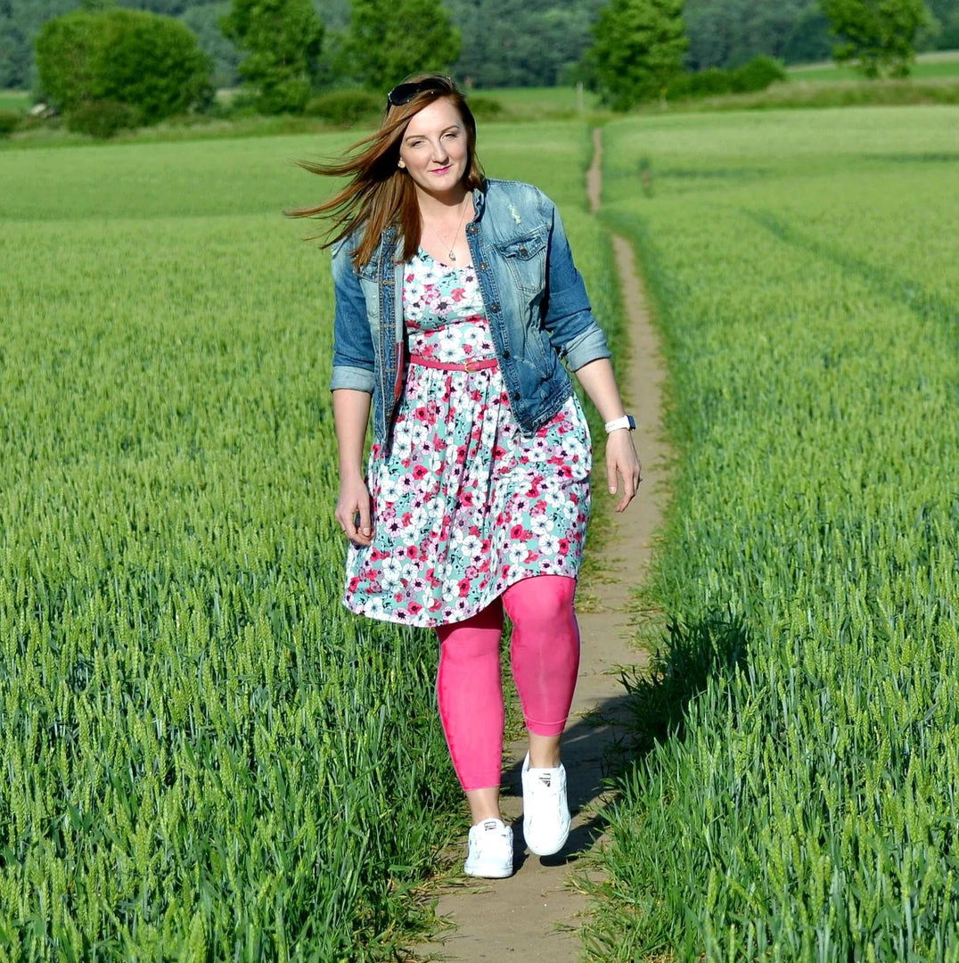 Calzifico Toninelli Opaque Footless Tights - Bubblegum