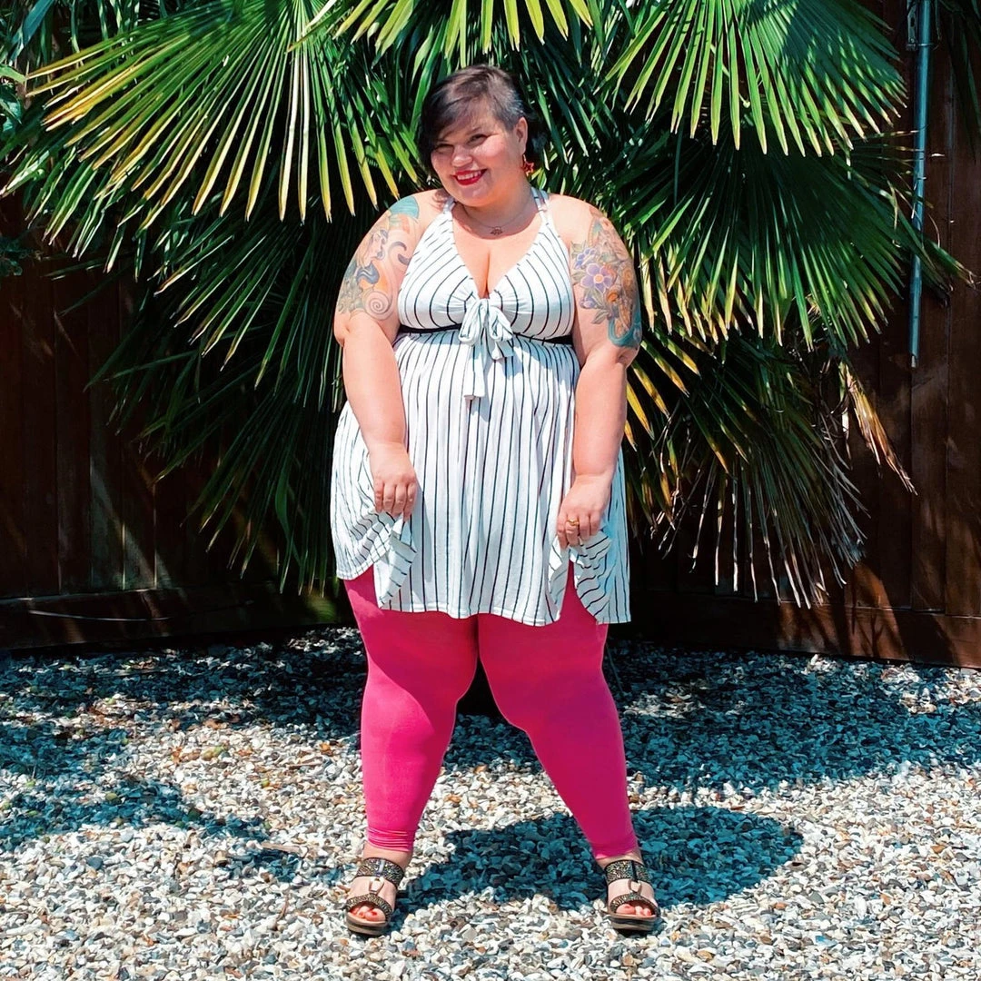 Calzifico Toninelli Opaque Footless Tights - Bubblegum