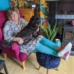 Calzifico Toninelli Opaque Footless Tights - Mosaic