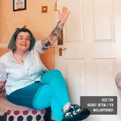 Calzifico Toninelli Opaque Footless Tights - Mosaic