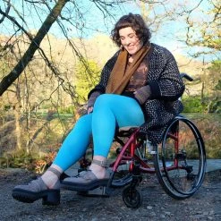 Calzifico Toninelli Opaque Footless Tights - Swimming Pool