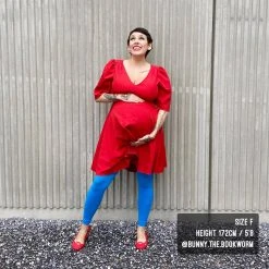 Calzifico Toninelli Opaque Footless Tights - Swimming Pool