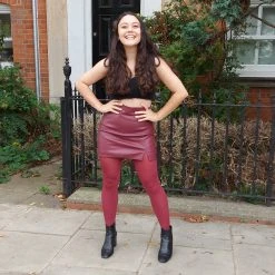 Calzifico Toninelli Opaque Tights - Burgundy