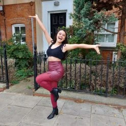 Calzifico Toninelli Opaque Tights - Burgundy