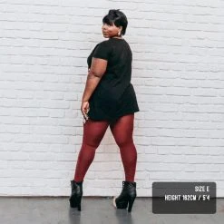 Calzifico Toninelli Opaque Tights - Burgundy