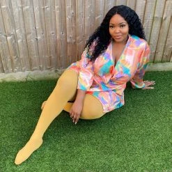 Calzifico Toninelli Opaque Tights - Colonel Mustard