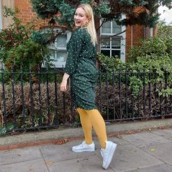 Calzifico Toninelli Opaque Tights - Colonel Mustard