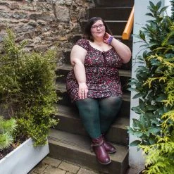 Calzifico Toninelli I WANT TO... Opaque Marl Tights - Emerald City