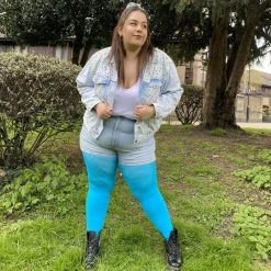 Calzifico Toninelli Last Chance Saloon Opaque Tights - Gnarly