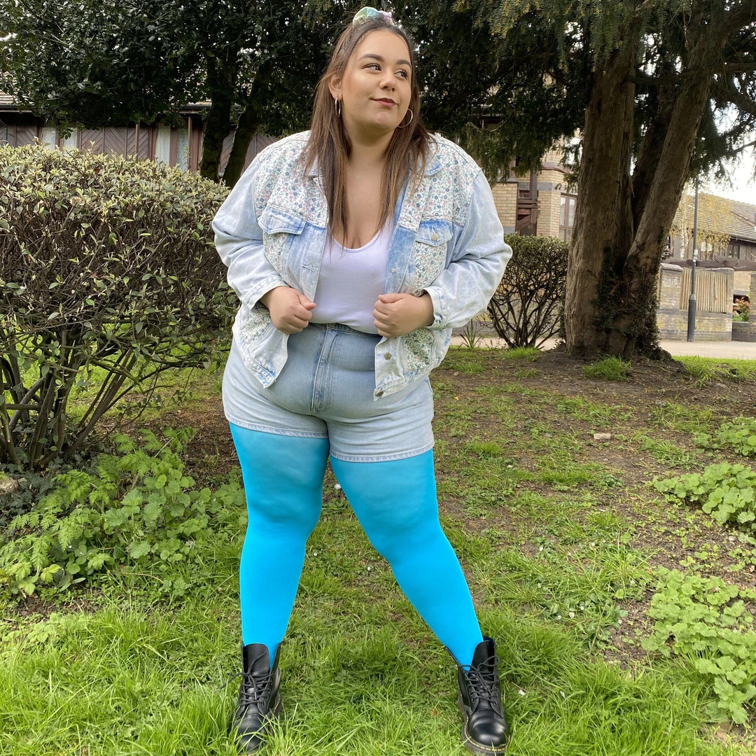 Calzifico Toninelli Last Chance Saloon Opaque Tights - Gnarly