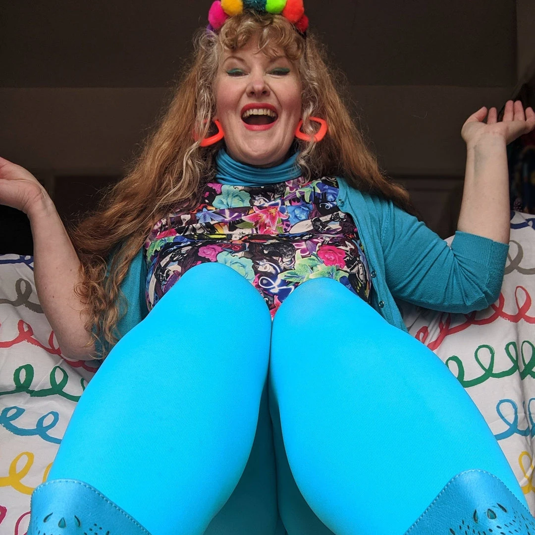 Calzifico Toninelli Last Chance Saloon Opaque Tights - Gnarly