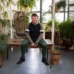 Calzifico Toninelli Opaque Tights - Hit The Bottle Green