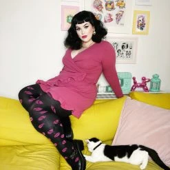 Calzifico Toninelli SPECIAL EDITIONS Opaque Tights - Kiss Me