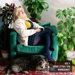 Calzifico Toninelli Opaque Tights - Navy