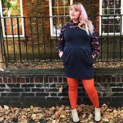 Calzifico Toninelli Opaque Tights - Pumpkin Spice