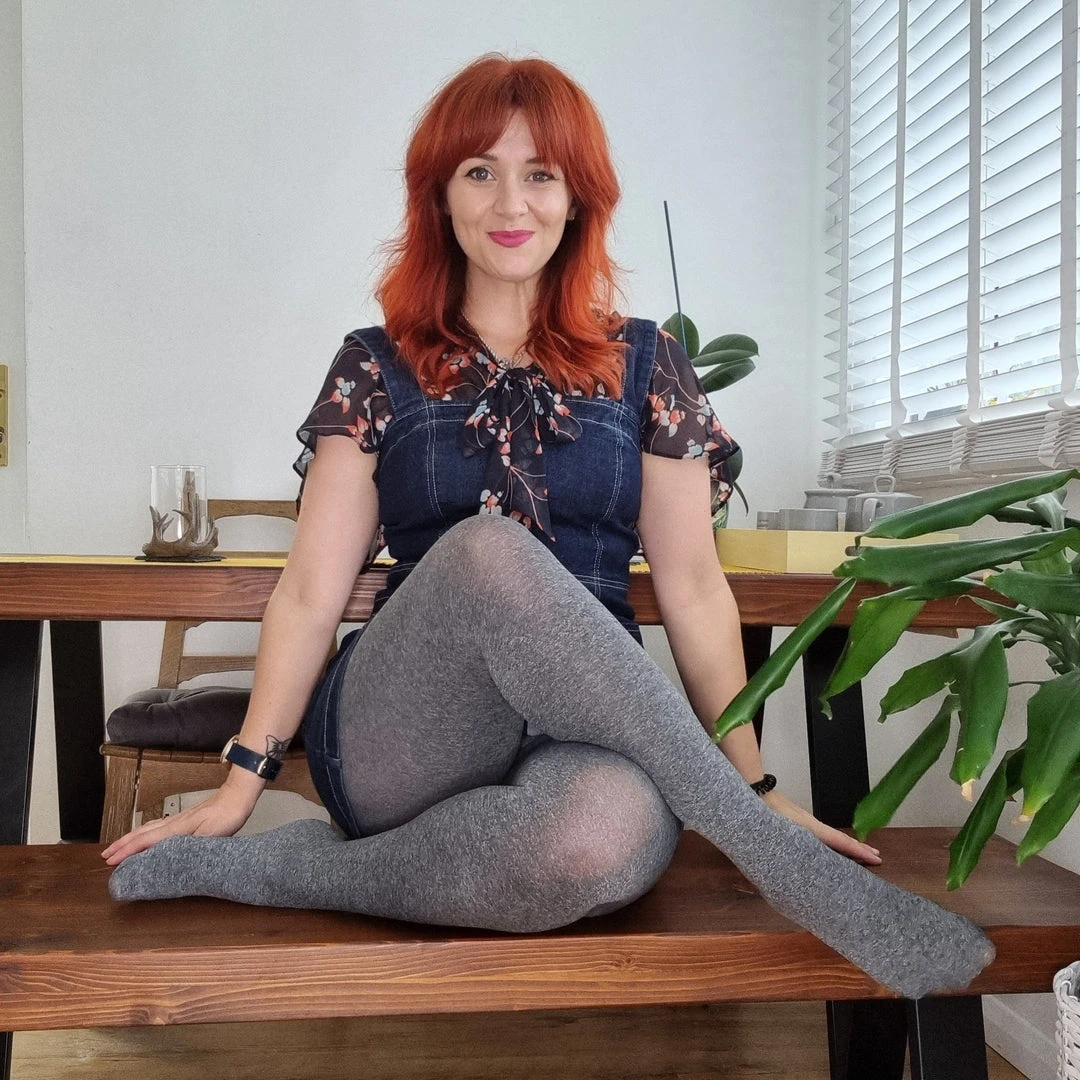 Calzifico Toninelli Opaque Marl Tights - Rainy Day