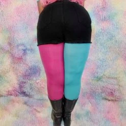 Calzifico Toninelli Opaque Duo Tights - Raspberry Bum