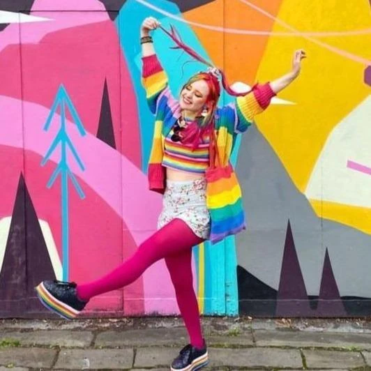 Calzifico Toninelli Opaque Tights - Raspberry Pie