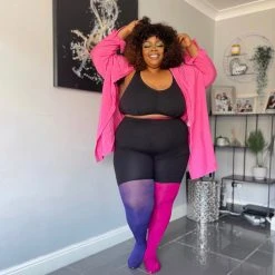 Calzifico Toninelli Opaque Duo Tights - Suffragette Pie