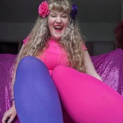 Calzifico Toninelli Opaque Duo Tights - Suffragette Pie