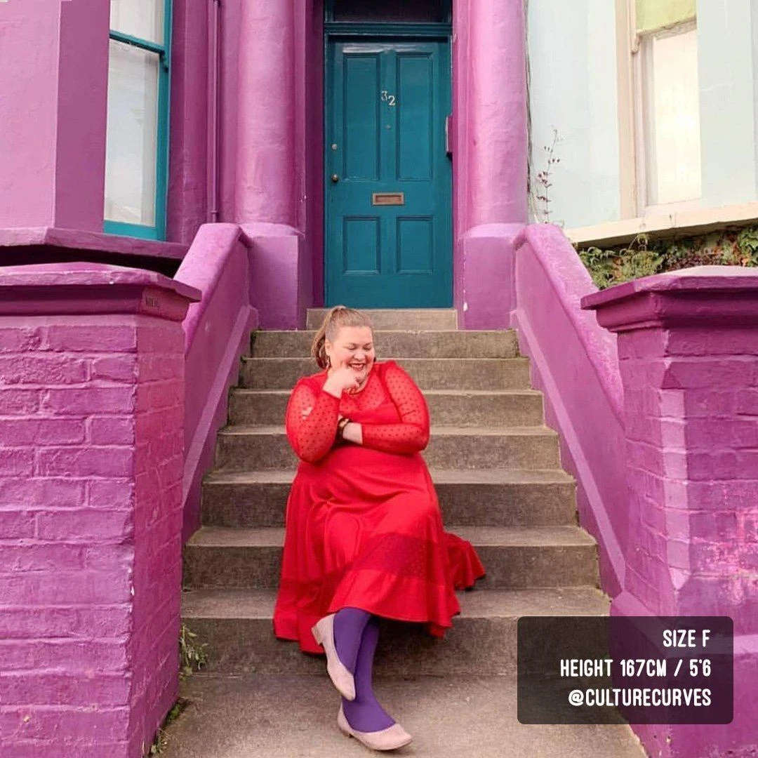 Calzifico Toninelli Opaque Tights - Suffragette Purple