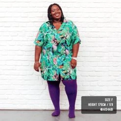 Calzifico Toninelli Opaque Tights - Suffragette Purple