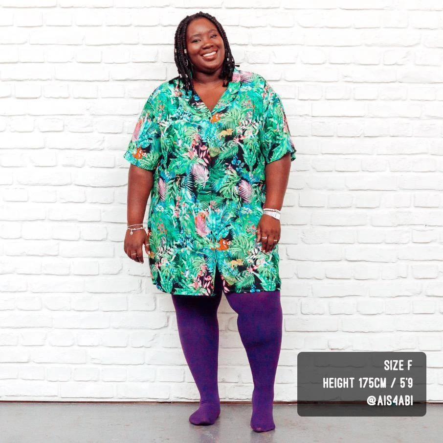 Calzifico Toninelli Opaque Tights - Suffragette Purple