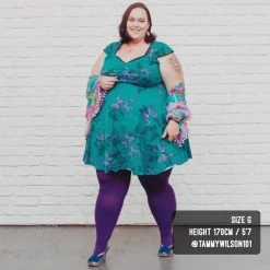 Calzifico Toninelli Opaque Tights - Suffragette Purple