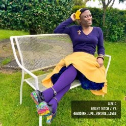 Calzifico Toninelli Opaque Tights - Suffragette Purple