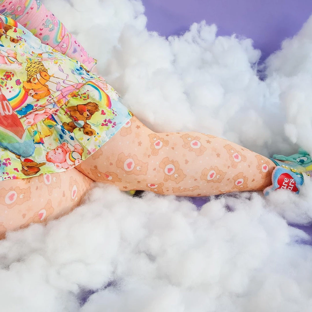 Calzifico Toninelli Opaque Tights - Tenderheart Bear