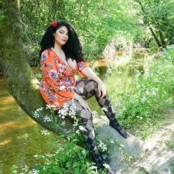 Calzifico Toninelli TIGHTS Semi-Opaque Diamonds - Black