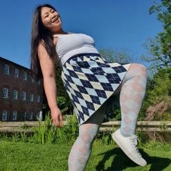 Calzifico Toninelli Semi-Opaque Diamonds - Menthe Glacier Summer Essentials