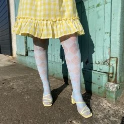 Calzifico Toninelli Semi-Opaque Diamonds - Menthe Glacier Summer Essentials