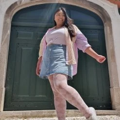 Calzifico Toninelli Semi-Opaque Diamonds - PƩtale De Rose Summer Essentials