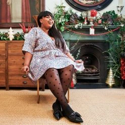 Calzifico Toninelli Semi-Opaque Tights - Polka Baby