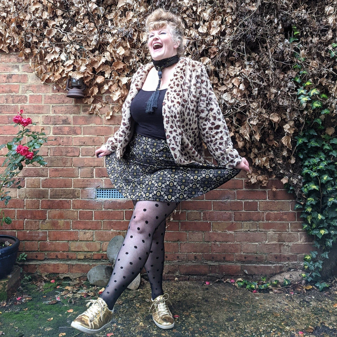 Calzifico Toninelli Semi-Opaque Tights - Polka Baby